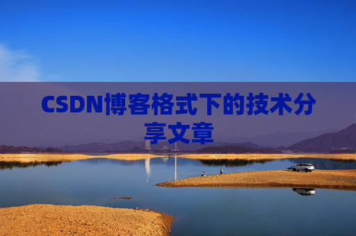 CSDN博客格式下的技术分享文章